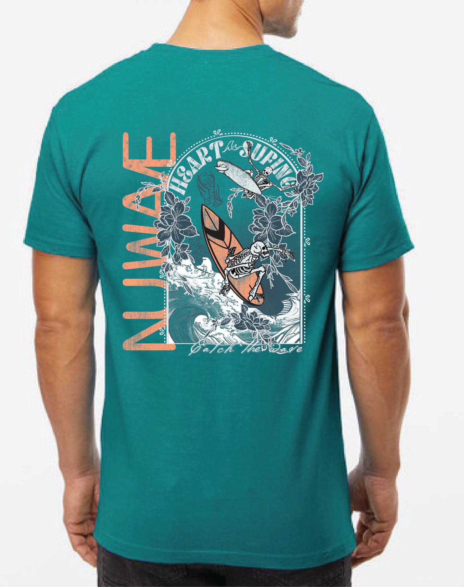 UNISEX HEART OF SURFING GRAPHIC T-SHIRT